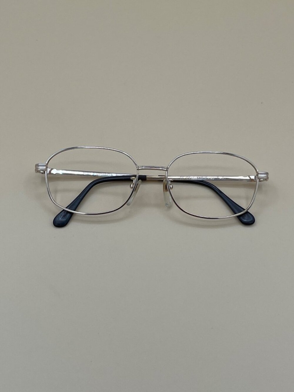 Balenciaga B5-2091 Titanium Square Frame Eyeglasses Silver Finish 54-17-140